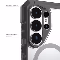 Urban Armor Gear Trooper custodia per cellulare 17,5 cm (6.9") Cover Trasparente, Cenere - Vista aggiuntiva 4