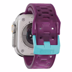 Urban Armor Gear 194002114E5F accessorio indossabile intelligente Cinghia Viola, Colore acqua Silicone - Vista aggiuntiva 4