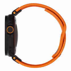 Urban Armor Gear 194158119737 accessorio indossabile intelligente Cinghia Arancione, Nero Fluoroelastomero, Acciaio inox - Vista aggiuntiva 3