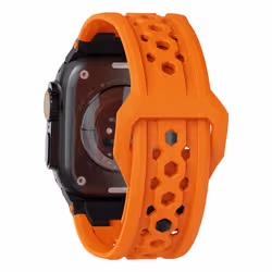 Urban Armor Gear 194158119737 accessorio indossabile intelligente Cinghia Arancione, Nero Fluoroelastomero, Acciaio inox - Vista aggiuntiva 4