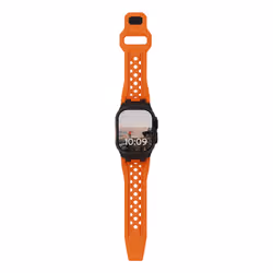 Urban Armor Gear 194158119737 accessorio indossabile intelligente Cinghia Arancione, Nero Fluoroelastomero, Acciaio inox - Vista aggiuntiva 5