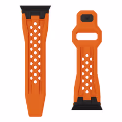 Urban Armor Gear 194158119737 accessorio indossabile intelligente Cinghia Arancione, Nero Fluoroelastomero, Acciaio inox - Vista aggiuntiva 6