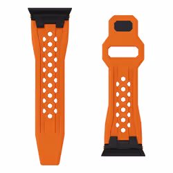 Urban Armor Gear 194158119737 accessorio indossabile intelligente Cinghia Arancione, Nero Fluoroelastomero, Acciaio inox - Vista aggiuntiva 7