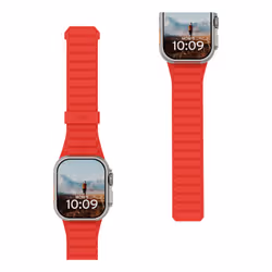 Urban Armor Gear 19416111319B accessorio indossabile intelligente Cinghia Cenere, Rosso Silicone - Vista aggiuntiva 2