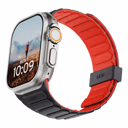 Urban Armor Gear 19416111319B accessorio indossabile intelligente Cinghia Cenere, Rosso Silicone - Vista aggiuntiva 5