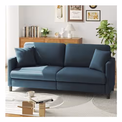 BUT 0840325648064 divano Divano letto 3 seduta(e) Blu, Grigio - Vista aggiuntiva 2