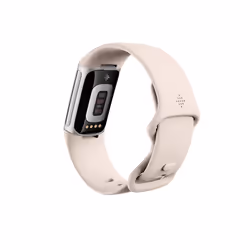 Fitbit Charge 6 AMOLED Braccialetto per rilevamento di attività Beige, Argento - Vista aggiuntiva 6
