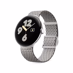 Google GA06011-WW, Cinturino per orologio, Fibra di cotone, Argento, 1 pz
