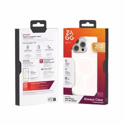 ZAGG Crystal Palace Snap Cover iPhone 16 Pro Max Trasparente - Vista aggiuntiva 5