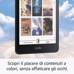 Amazon Il Nuovo Kindle Colorsoft Signature Edition (32 GB) | Con schermo a colori, luminosità frontale a regolazione automatica, ricarica wireless e lunga durata della batteria