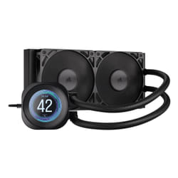 Corsair Nautilus 240 RS LCD Processore Raffreddatore di liquidi tutto in uno 12 cm Nero 1 pz