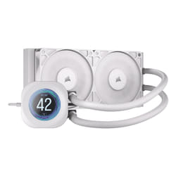 Corsair Nautilus 240 RS LCD Processore Raffreddatore di liquidi tutto in uno 12 cm Bianco 1 pz