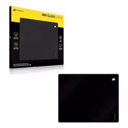Corsair MM Glass Large Tappetino per mouse per gioco da computer Nero - Vista aggiuntiva 2