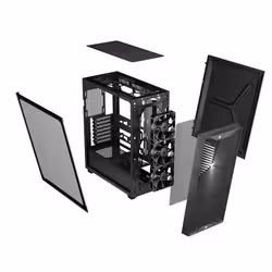 Corsair 3200D RS Midi Tower Grigio - Vista aggiuntiva 3