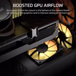 Corsair 3200D RS ARGB Mid-Tower PC Case - Smoke Midi Tower Nero - Vista aggiuntiva 6
