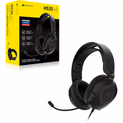 Corsair HS35 v3 Cuffie gaming con filo Nero - Vista aggiuntiva 2