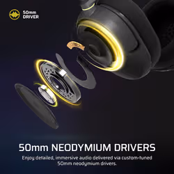 Corsair HS35 v3 Auricolare Wireless A Padiglione Gaming Bluetooth Nero - Vista aggiuntiva 6