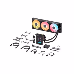 Corsair iCUE LINK TITAN II 360 RX LCD Processore Kit di raffreddamento a liquido 36 cm Nero 1 pz - Vista aggiuntiva 3