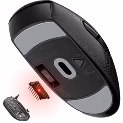 Corsair M55 mouse Gaming Mano destra RF Wireless + Bluetooth + USB Type-A Ottico 24000 DPI - Vista aggiuntiva 5