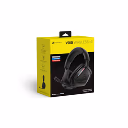 Corsair VOID WIRELESS v2 Auricolare Con cavo e senza cavo A Padiglione Gaming USB tipo-C Bluetooth Nero - Vista aggiuntiva 2