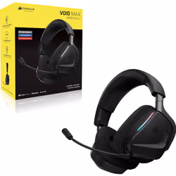 Corsair VOID v2 MAX WIRELESS Auricolare A Padiglione Gaming Bluetooth Nero - Vista aggiuntiva 5