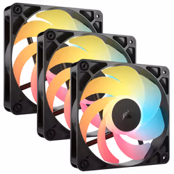Corsair RS120-R ARGB, Ventilatore, 12 cm, 420 Giri/min, 2100 Giri/min, Nero