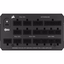 Corsair HX1200 alimentatore per computer 1200 W 24-pin ATX ATX Nero - Vista aggiuntiva 4