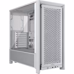 Corsair FRAME 4000D RS, Midi Tower, PC, Bianco, ATX, EATX, micro ATX, Mini-ITX, Plastica, Acciaio, Vetro temperato, Gaming
