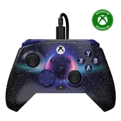 Turtle Beach Rematch Advanced Dark Cosmos Controller da gaming con cavo per Xbox e PC. Con licenza per Xbox con pulsanti rimappabili, grilletti sensibili e comandi audio