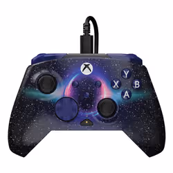 Turtle Beach Rematch Advanced Dark Cosmos Controller da gaming con cavo per Xbox e PC. Con licenza per Xbox con pulsanti rimappabili, grilletti sensibili e comandi audio - Vista aggiuntiva 2