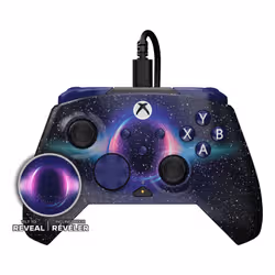 Turtle Beach Rematch Advanced Dark Cosmos Controller da gaming con cavo per Xbox e PC. Con licenza per Xbox con pulsanti rimappabili, grilletti sensibili e comandi audio - Vista aggiuntiva 3