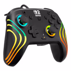 Turtle Beach Afterglow Nero controller da gaming RGB cablato con licenza ufficiale per Nintendo Switch 2 - Vista aggiuntiva 3