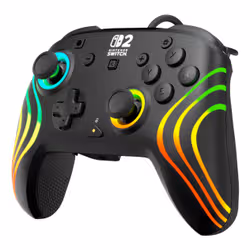 Turtle Beach Afterglow Nero controller da gaming RGB cablato con licenza ufficiale per Nintendo Switch 2 - Vista aggiuntiva 4