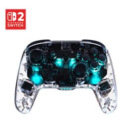 Turtle Beach Afterglow Chiaro Controller da gaming RGB wireless con licenza ufficiale per Nintendo Switch 2