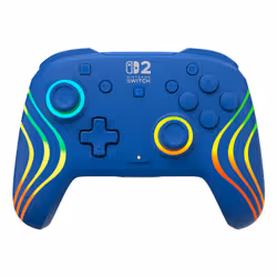 Turtle Beach Afterglow Blu Controller da gaming RGB wireless con licenza ufficiale per Nintendo Switch 2 - Vista aggiuntiva 2