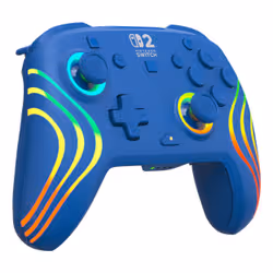 Turtle Beach Afterglow Blu Controller da gaming RGB wireless con licenza ufficiale per Nintendo Switch 2 - Vista aggiuntiva 3