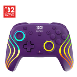 Turtle Beach Afterglow Viola Controller da gaming RGB wireless con licenza ufficiale per Nintendo Switch 2
