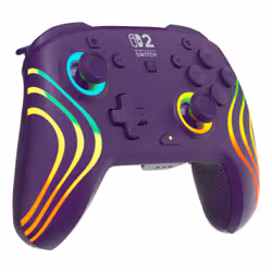 Turtle Beach Afterglow Viola Controller da gaming RGB wireless con licenza ufficiale per Nintendo Switch 2 - Vista aggiuntiva 3