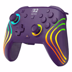 Turtle Beach Afterglow Viola Controller da gaming RGB wireless con licenza ufficiale per Nintendo Switch 2 - Vista aggiuntiva 4