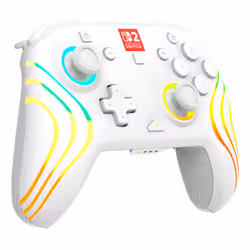 Turtle Beach Afterglow Bianco Controller da gaming RGB wireless con licenza ufficiale per Nintendo Switch 2 - Vista aggiuntiva 3