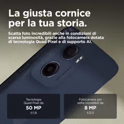 Motorola moto g05 8 GB 256 GB Blu - Vista aggiuntiva 7