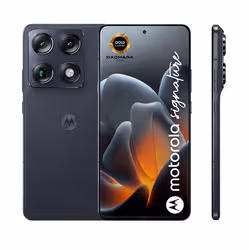 Motorola signature 17,2 cm (6.78") Doppia SIM Android 16.0 5G USB tipo-C 16 GB 512 GB 5200 mAh Blu scuro - Vista aggiuntiva 2