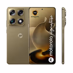 Motorola signature 17,2 cm (6.78") Doppia SIM Android 16.0 5G USB tipo-C 16 GB 512 GB 5200 mAh Oro - Vista aggiuntiva 2