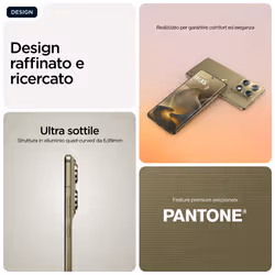 Motorola signature 17,2 cm (6.78") Doppia SIM Android 16.0 5G USB tipo-C 16 GB 512 GB 5200 mAh Oro - Vista aggiuntiva 6