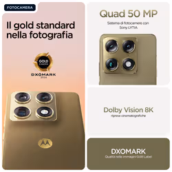 Motorola signature 17,2 cm (6.78") Doppia SIM Android 16.0 5G USB tipo-C 16 GB 512 GB 5200 mAh Oro - Vista aggiuntiva 7