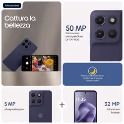 Motorola moto g17 power 17,1 cm (6.72") Dual SIM ibrida Android 15 USB tipo-C 8 GB 256 GB 6000 mAh Viola - Vista aggiuntiva 7