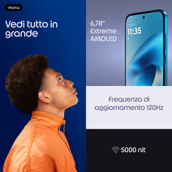 Motorola moto g87 17,2 cm (6.78") Dual SIM ibrida Android 16.0 5G USB tipo-C 12 GB 256 GB 5200 mAh Blu - Vista aggiuntiva 7