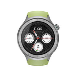 Motorola Moto Watch Orologio sportivo 47 mm Argento GPS cinturino silicone Verde