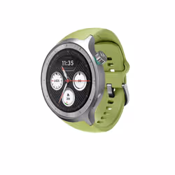 Motorola Moto Watch Orologio sportivo 47 mm Argento GPS cinturino silicone Verde - Vista aggiuntiva 3