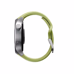 Motorola Moto Watch Orologio sportivo 47 mm Argento GPS cinturino silicone Verde - Vista aggiuntiva 5
